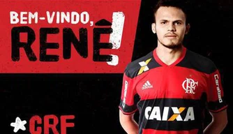 A contratação de Renê foi oficializada pelo Flamengo.