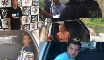 Homens presos em Timon na operação Brasil Central mais Seguro