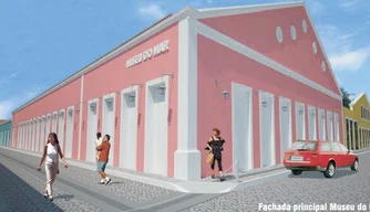 Reprodução do projeto de recuperação do Complexo Porto das Barcas.