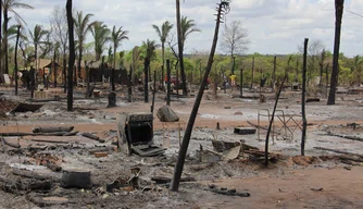 Incêndio na comunidade 8 de Março