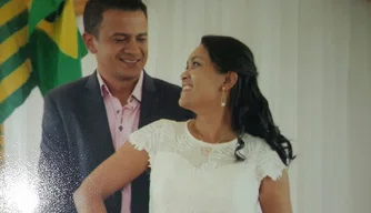 Prefeita Sebastiana e seu marido Cláudio