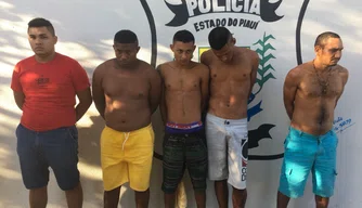 Suspeitos apreendidos pela Polícia Civil