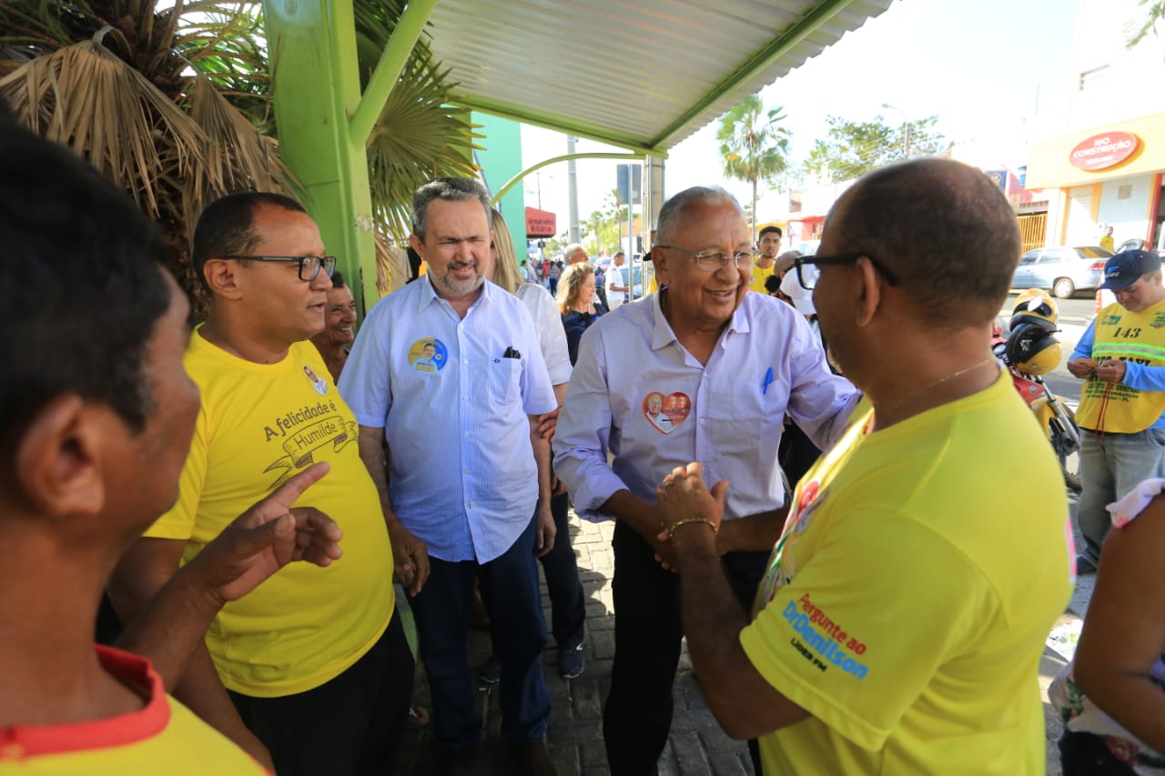 O candidato do Solidariedade visitou a cidade no começo da semana