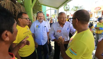 O candidato do Solidariedade visitou a cidade no começo da semana