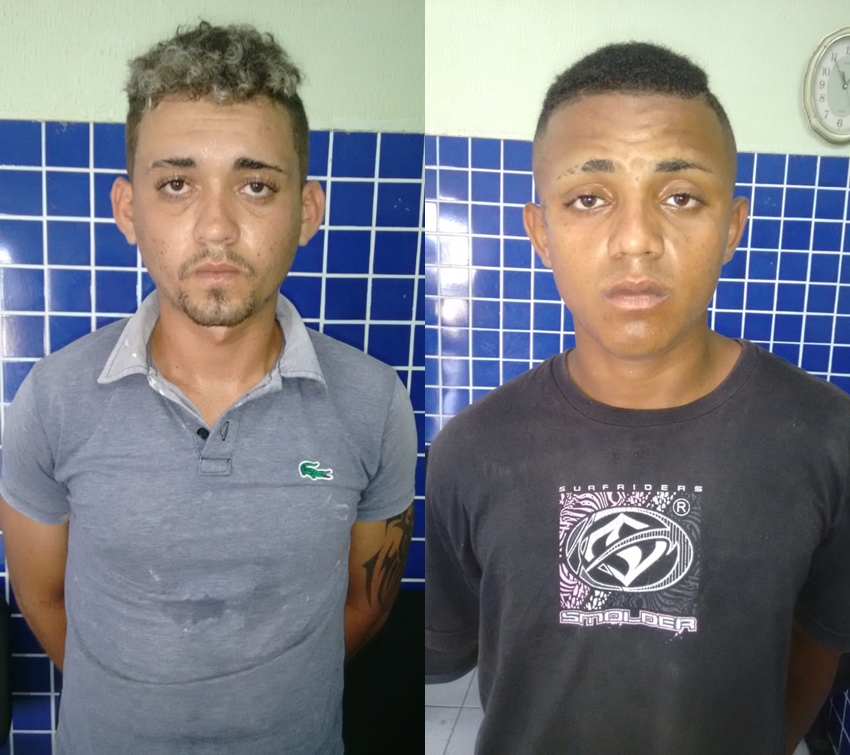 Acusados foram presos no bairro São Vicente de Paula após realizarem roubo.