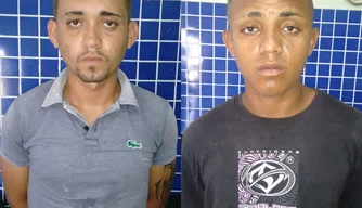 Acusados foram presos no bairro São Vicente de Paula após realizarem roubo.