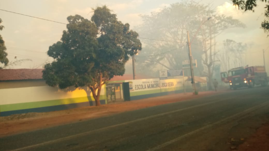 A escola fica localizada na zona rural de Teresina