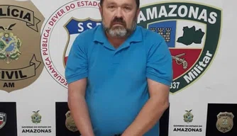 O suspeito foi preso em Manaus
