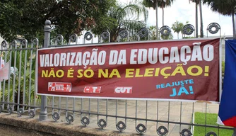 Protesto dos professores da rede pública estadual