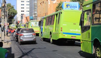 Paralisação dos ônibus em Teresina