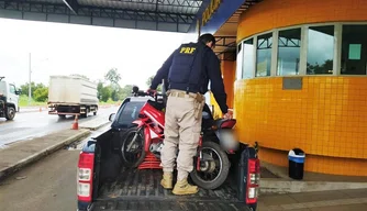 PRF recupera em Floriano moto roubada há três anos no Maranhão