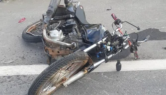 Motociclista morre após colidir com veículo de carga em Piripiri.