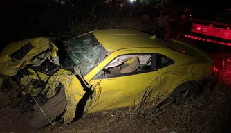 Veículo envolvido no acidente da BR 316 em Picos.