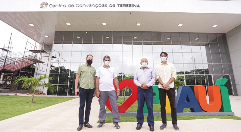 Dr. Pessoa visita Centro de Convenções de Teresina.