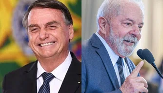 Candidatos a presidência, Jair Bolsonaro e Lula.