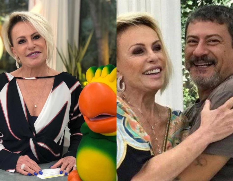 Ana Maria Braga com Tom Veiga, intérprete do Louro José.