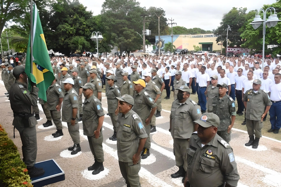 Solenidade de promoção dos policiais militares do Piauí.