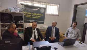 MPPI visita Instituo de Polícia Cientifica de Parnaíba e analisa funcionamento