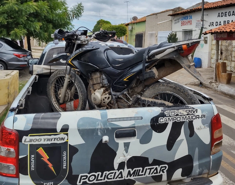 Polícia Militar recupera itens roubados em arrastão em Campo Maior