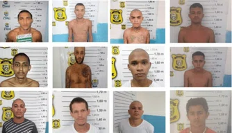 12 fugitivos da Penitenciária Mista de Parnaíba