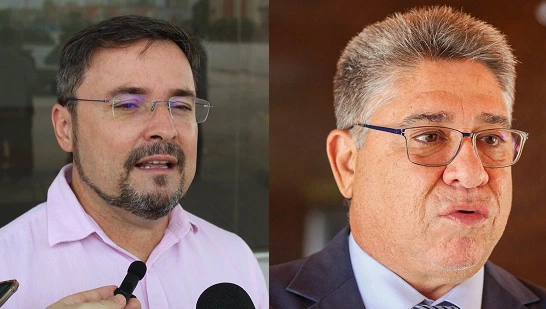 Deputados Fábio Novo (PT) e João Mádison (MDB).