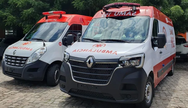 Ambulância do SAMU de Teresina.