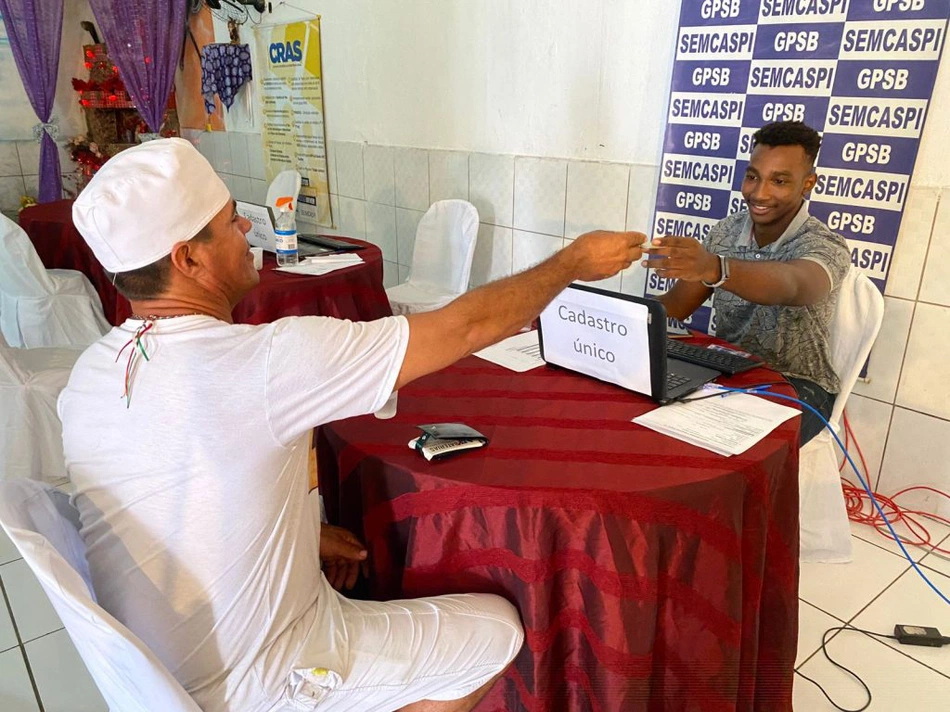 População de terreiro em Teresina recebe atendimento do CadÚnico