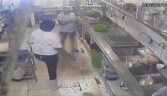 Cozinheira morre após panela de pressão explodir.