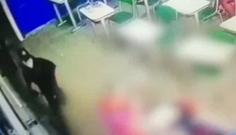 Vídeo mostra momento em que adolescente mata professora a facadas
