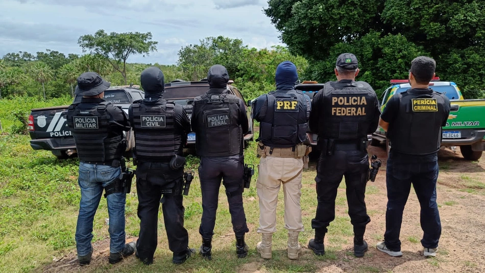 Operação da PF e Força Tarefa descobrem laboratório de drogas em Buriti dos Lopes.