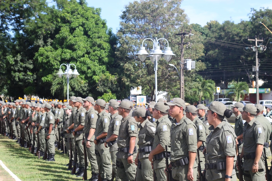 Polícia Militar do Piauí na solenidade de Tiradentes