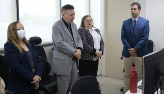 Corregedor-geral realiza visita à 5ª Vara Cível de Teresina