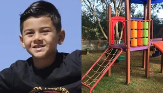 Menino de 7 anos morre ao cair de playground