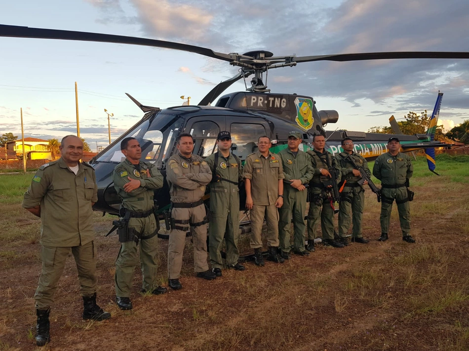 BOPAer faz patrulhamento aéreo no fim dos festejos de Campo Maior