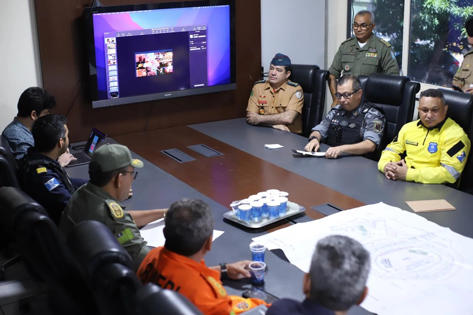 Forças de segurança se reúnem para traçar estratégias para reforçar a segurança no Piauí Pop.