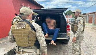 Homem preso pela Polícia Civil do Piauí