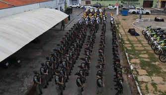 Efetivo de policias para a Operação Boas Festas no Litoral