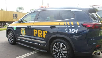 Viatura da Polícia Rodoviária Federal