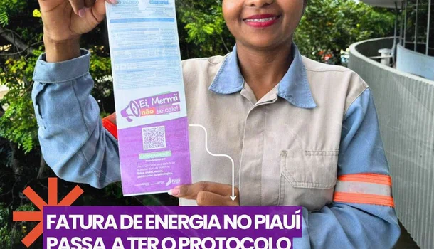 Contas de energia do Piauí trazem informações de como denunciar violência