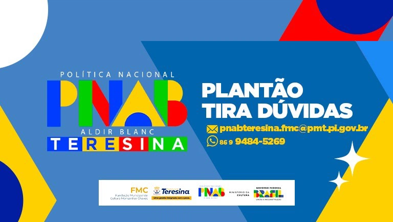 Prefeitura de Teresina lança canal para esclarecer dúvidas sobre editais da Lei Aldir Blanc