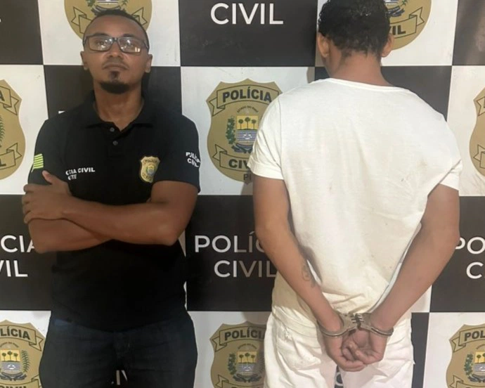 Polícia Civil Prende Homem suspeito de roubos em Barras e Miguel Alves