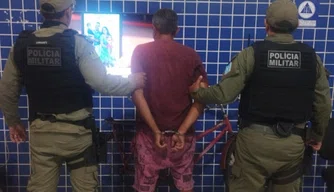 Homem preso em flagrante suspeito por trafico de drogas