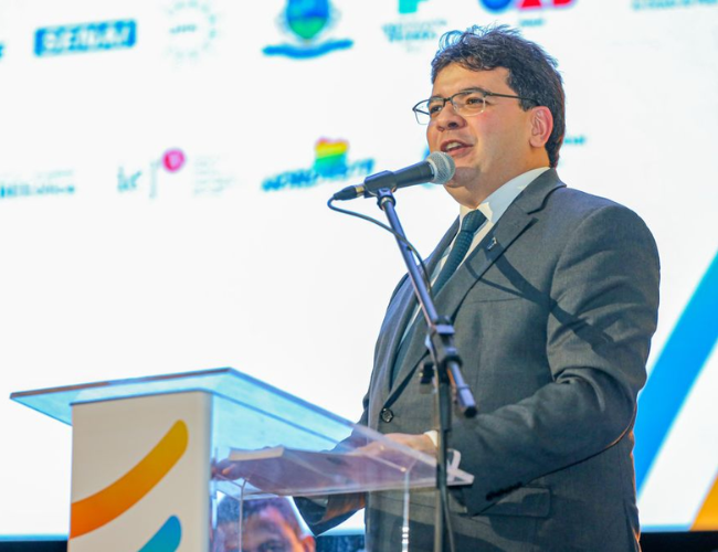 O governador Rafael Fonteles, que participou da abertura do evento.