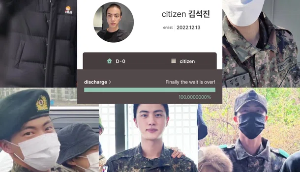 Jin do BTS é dispensado do serviço militar obrigatório após 18 meses afastado
