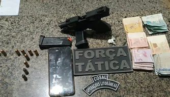 Material apreendido pela Polícia Militar do Piauí.