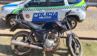Polícia Militar apreende moto suspeita de adulteração em Elesbão Veloso