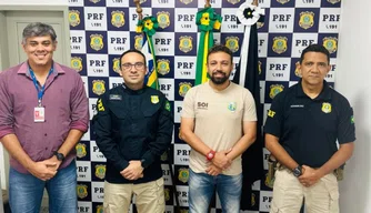 Diretoria de Operações de Trânsito firma parceria com PRF para combater roubo de veículos no Piauí
