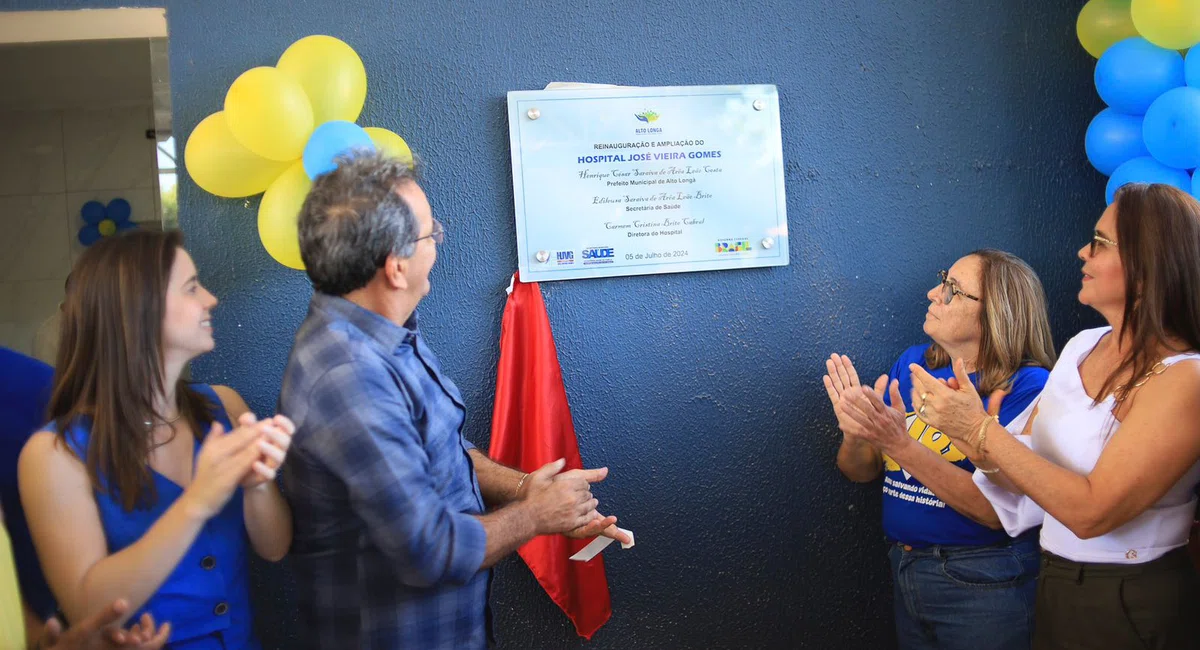 Prefeito de Alto Longá reinaugura Hospital José Vieira Gomes