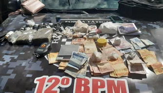Polícia prende dupla com grande quantidade de drogas em Piripiri