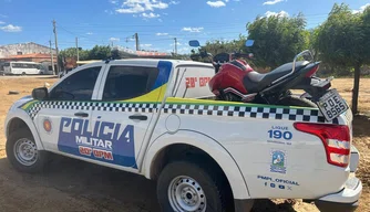 A moto que levava o suspeito e a vítima havia sido roubada no Ceará.